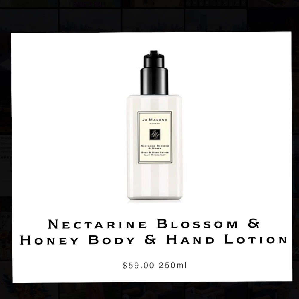 🖤 Jo Malone nectarine & honey lotion